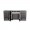 Kangaroo Sewing Furniture Bandicoot 2 Cabinet Studio Set with Kiwi Storage Cabinet and Arrow Hydraulic Chair - Grey B8207