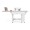 Arrow Sewing Alice Sewing Cabinet (Ash White or Teak Available