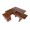 Kangaroo Sewing Furniture - Kangaroo and Joey II - Teak (K8805)