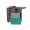 Kangaroo Sewing Furniture Bandicoot 2 Cabinet Studio Set with Kiwi Storage Cabinet and Arrow Hydraulic Chair - Grey B8207