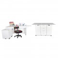 Kangaroo Sewing Furniture Kookaburra, Kangaroo and Joey II Bundle Cabinet Set (Ash White)